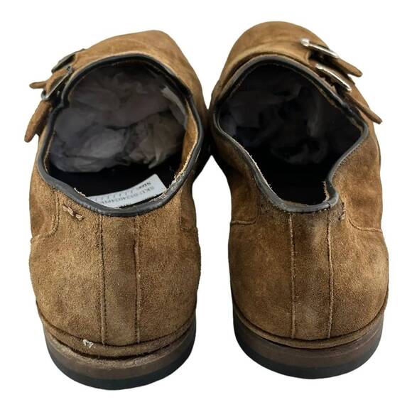 ALEXANDER HOTTO size 9 Vintage Effect Double Monk strap Loafer (Men's ) - Picture 2 of 7